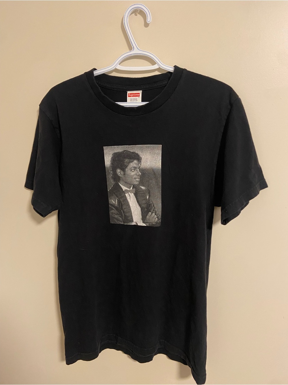 2017 Collection Supreme Black Short-Sleeve Graphic Tee